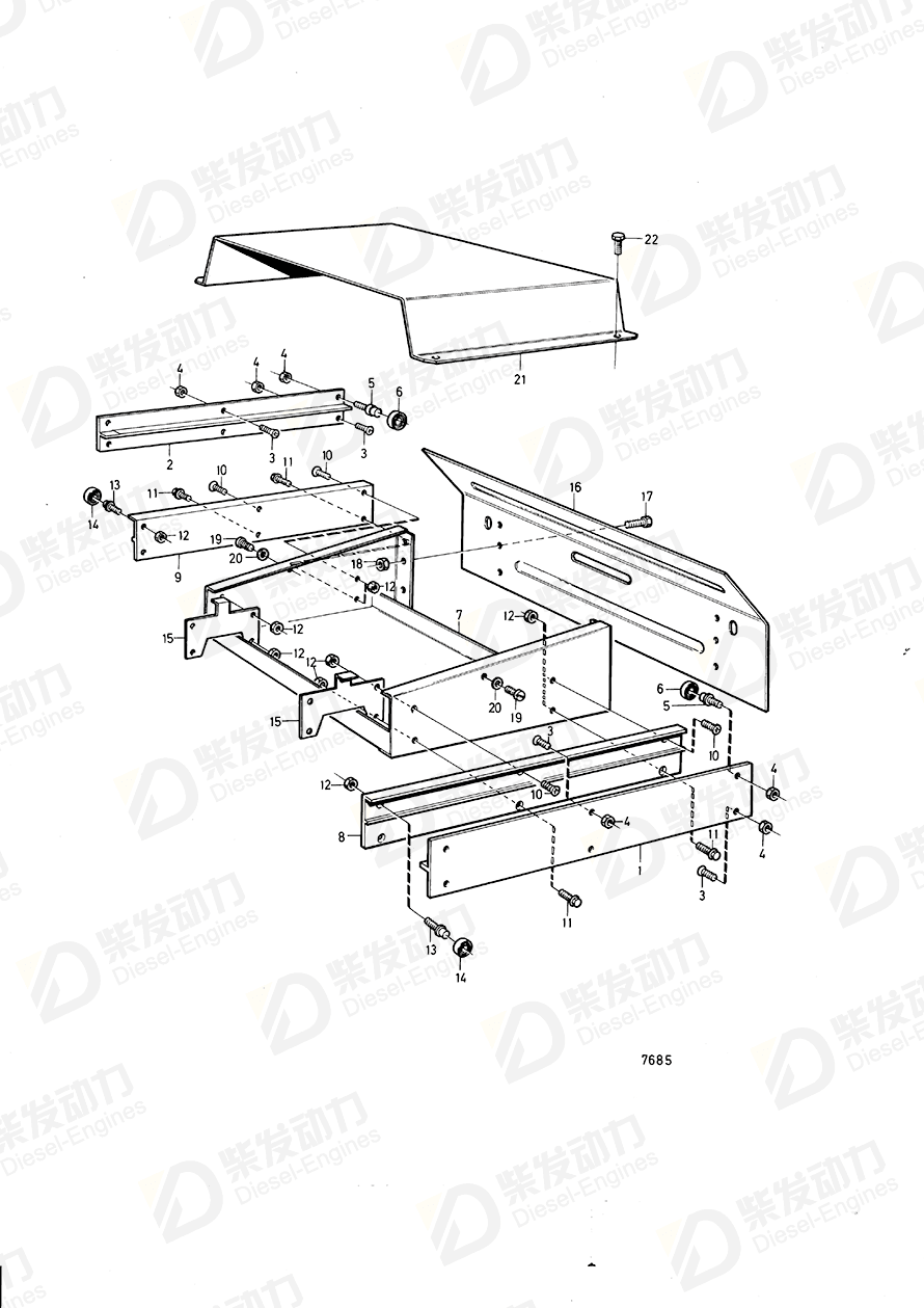 volvo penta Ball bearing 183887 Drawing